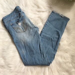 Hollister Distressed Light Wash Jeans